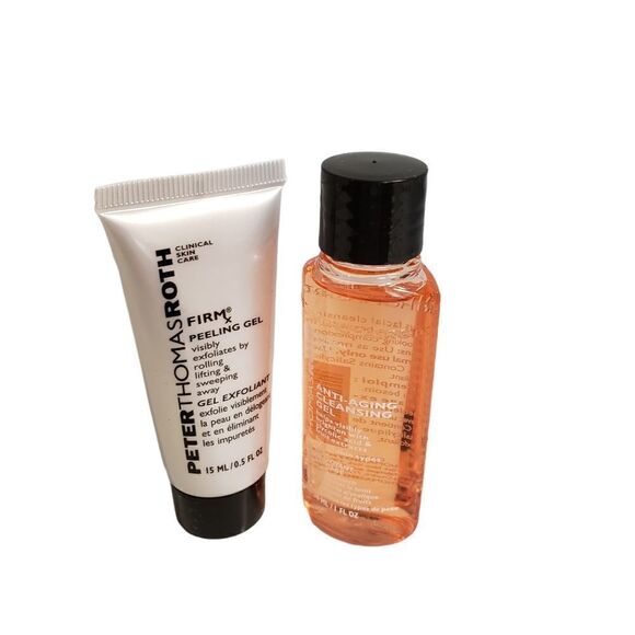 Peter Thomas Roth Firmx Peeling Gel & Anti-Aging Cleansing Gel Travel Size - Picture 1 of 7